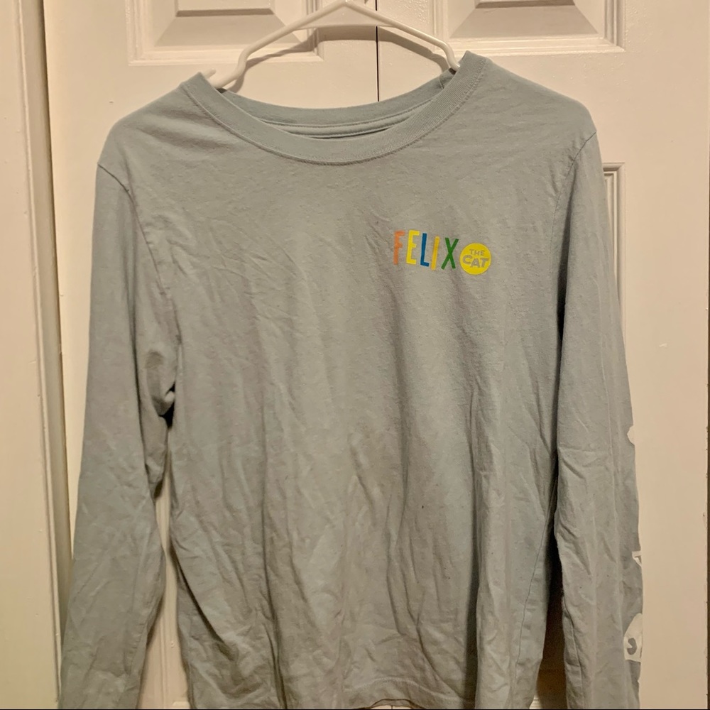felix the cat light blue longsleeve